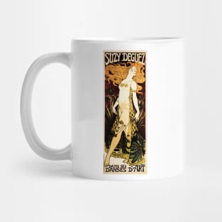 SUZY DEGUEZ Danses D Art Vintage Musical Dance Wall Art Advertising by Eugene Grasset Mug